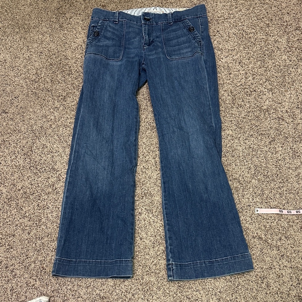 Levi's Dark Blue Wide-Leg Jeans